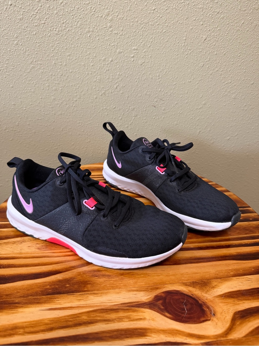 Nike Black and Purple Athletic Sneakers
